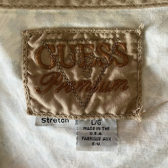 Guess Leopard print top. Stretch. Size L - Picture 7 of 8